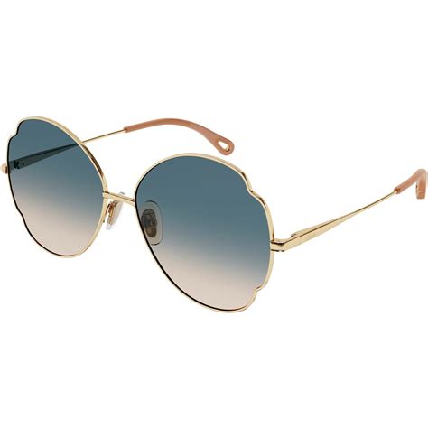 chloe gold sunglasses|chloe sunglasses genuine.